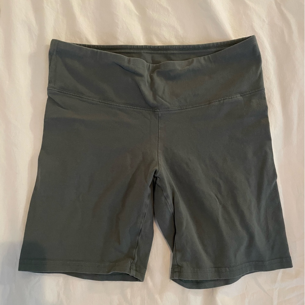TNA Green Biker Shorts